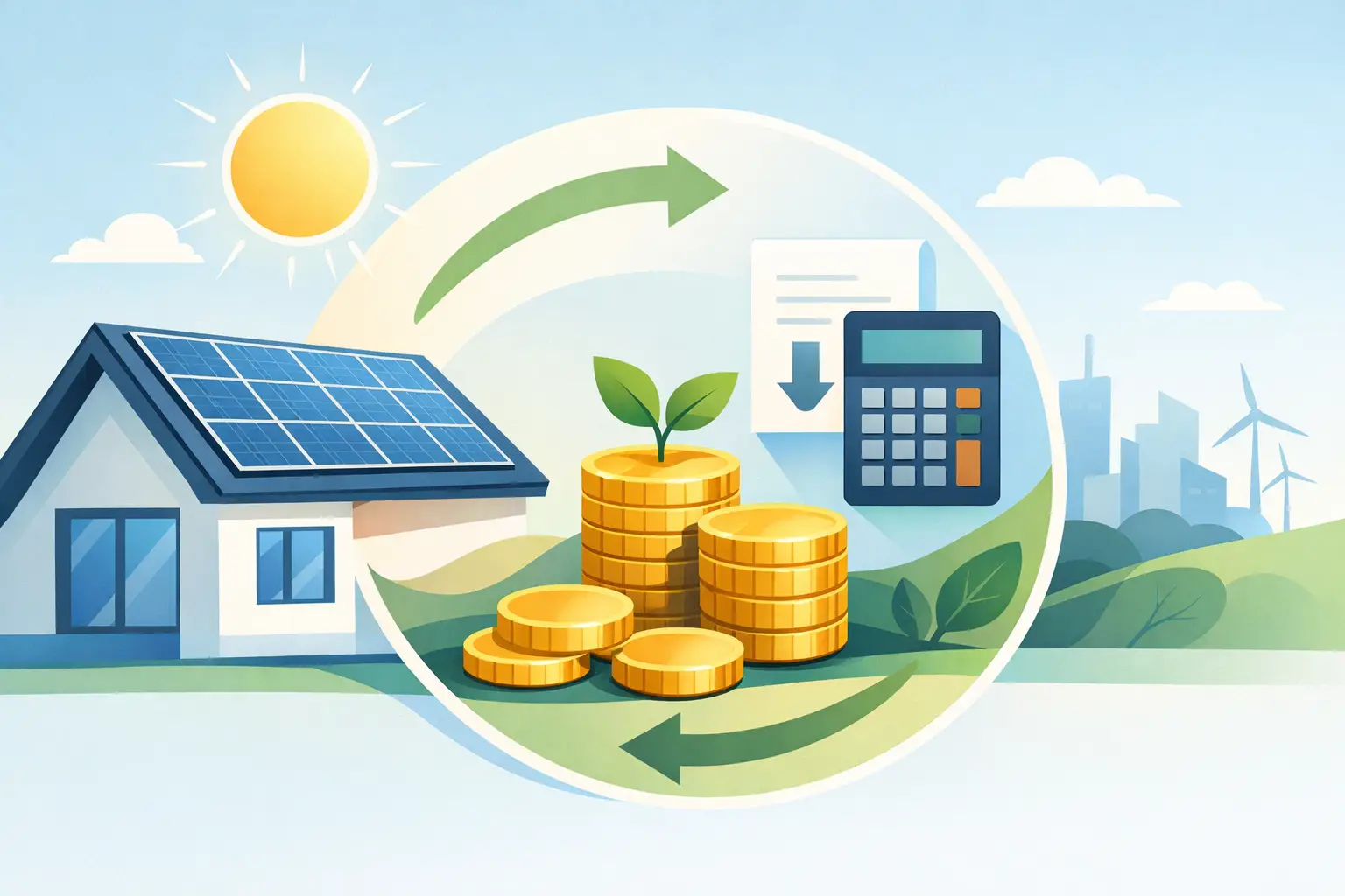 Cât economisești cu panouri solare?