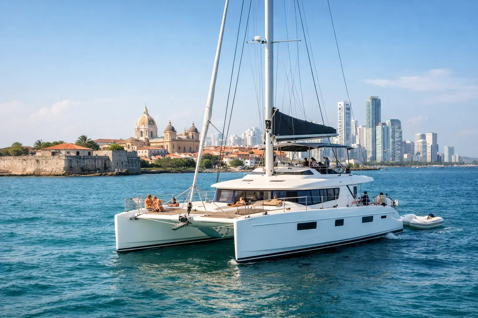How to Charter a Catamaran in Cartagena Well