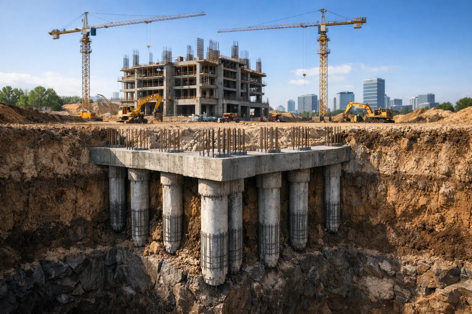 How Deep Are Building Foundations?
