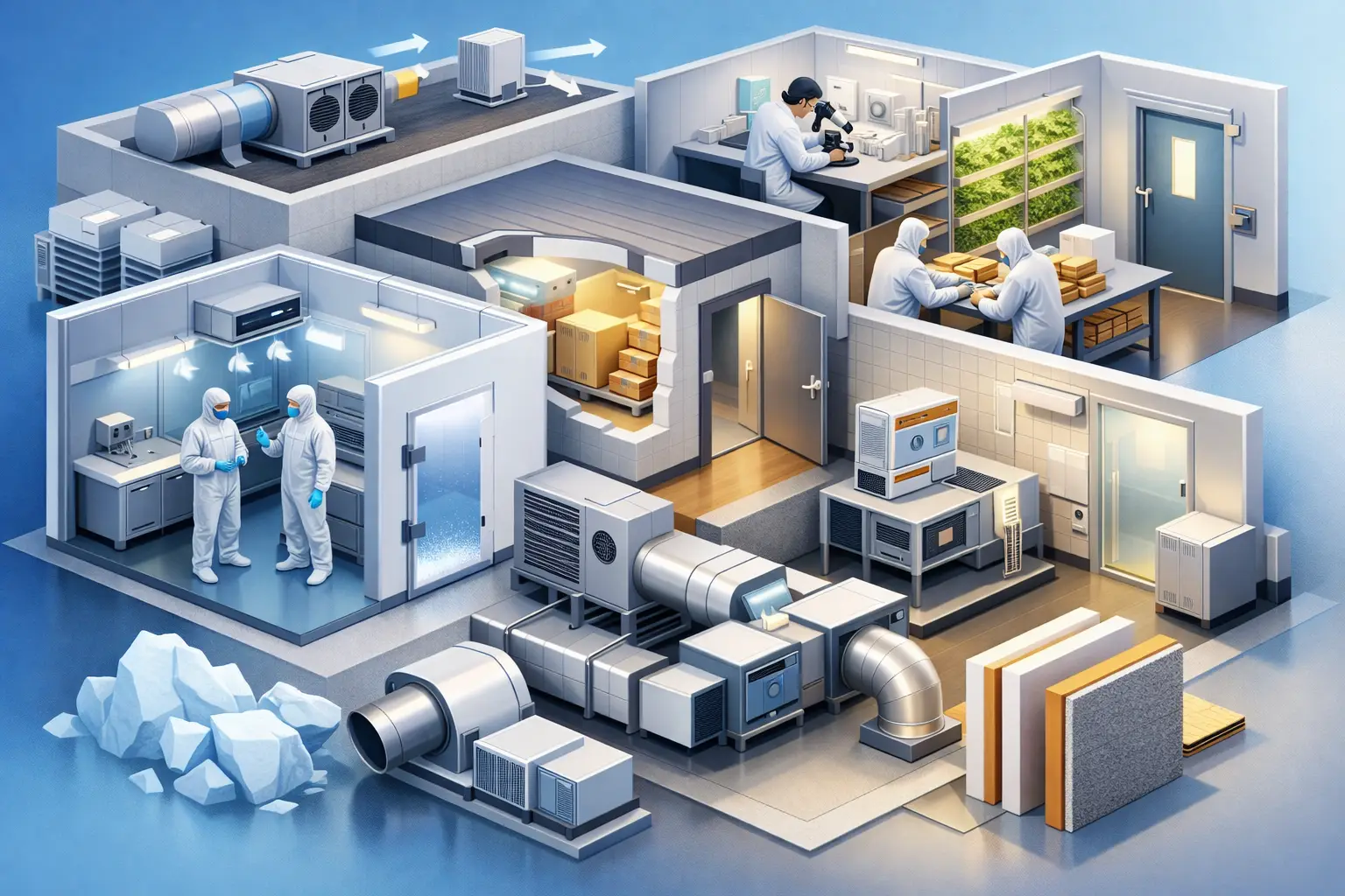 Soluciones constructivas para ambientes controlados