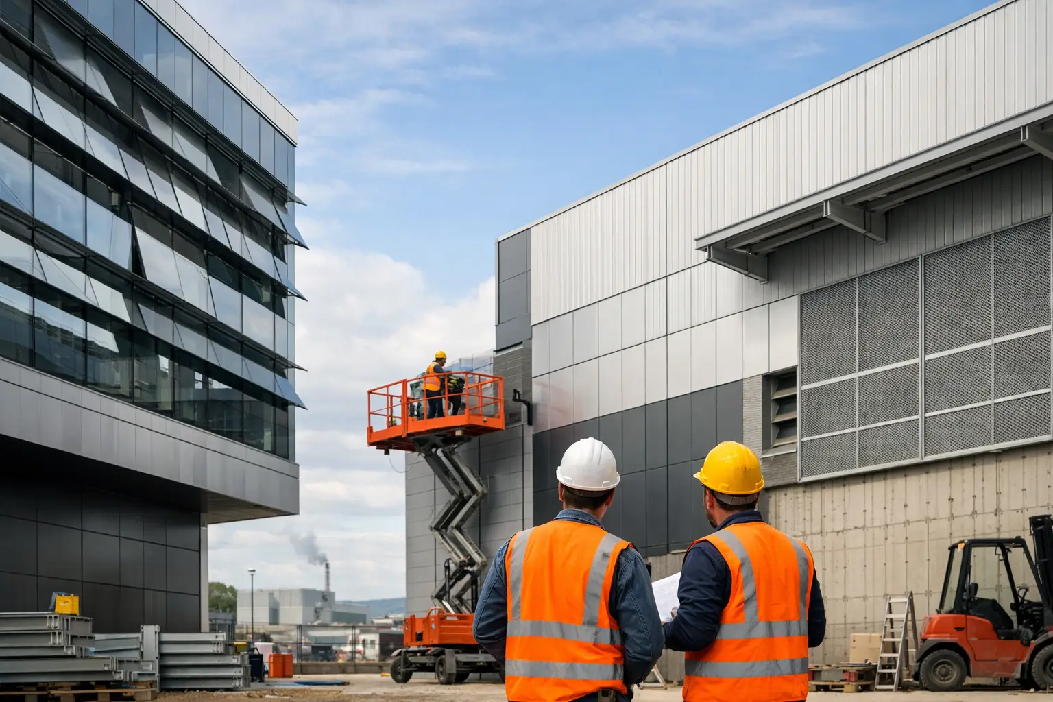 Fachadas arquitectónicas que rinden en industria