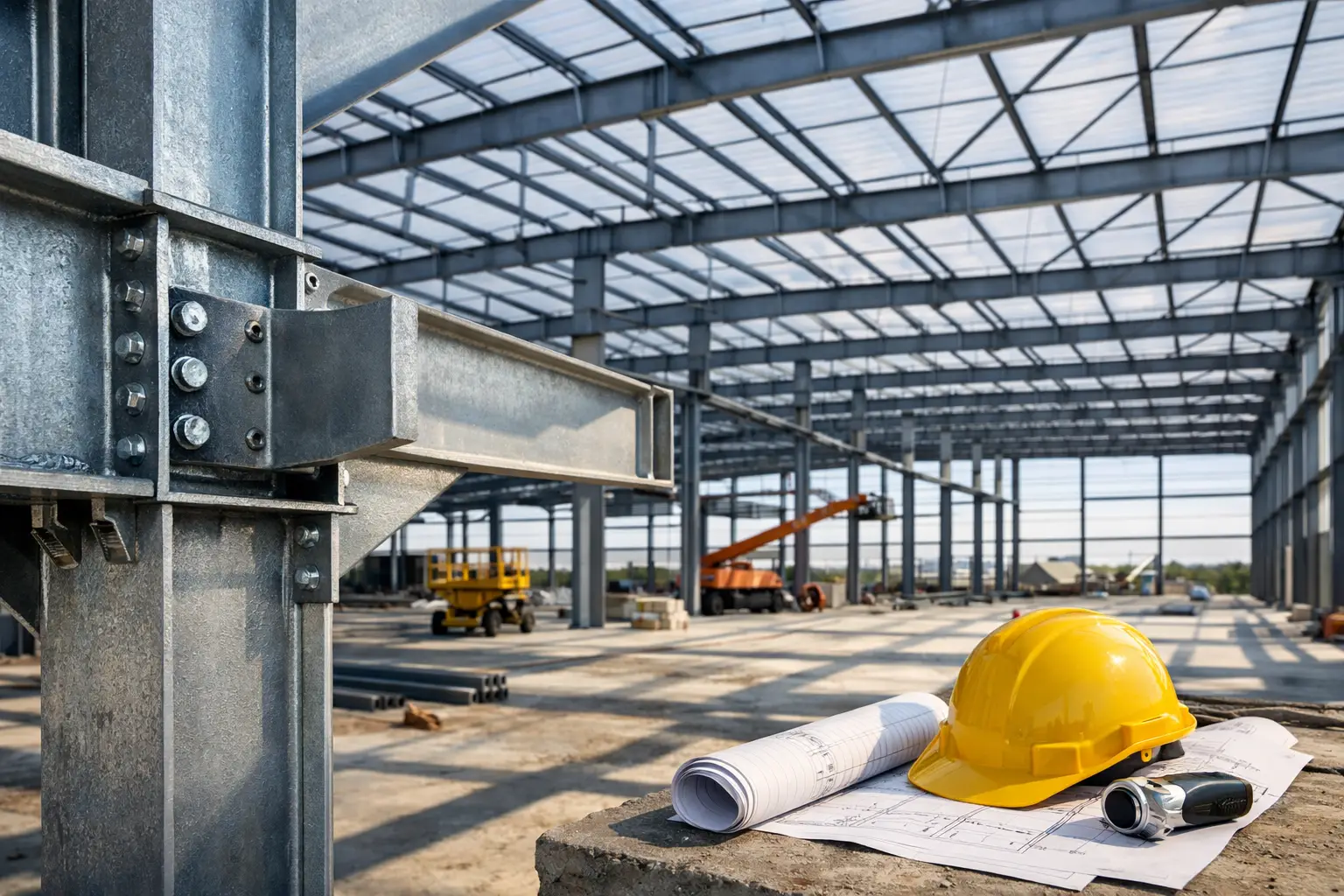 Estructura metálica para nave industrial