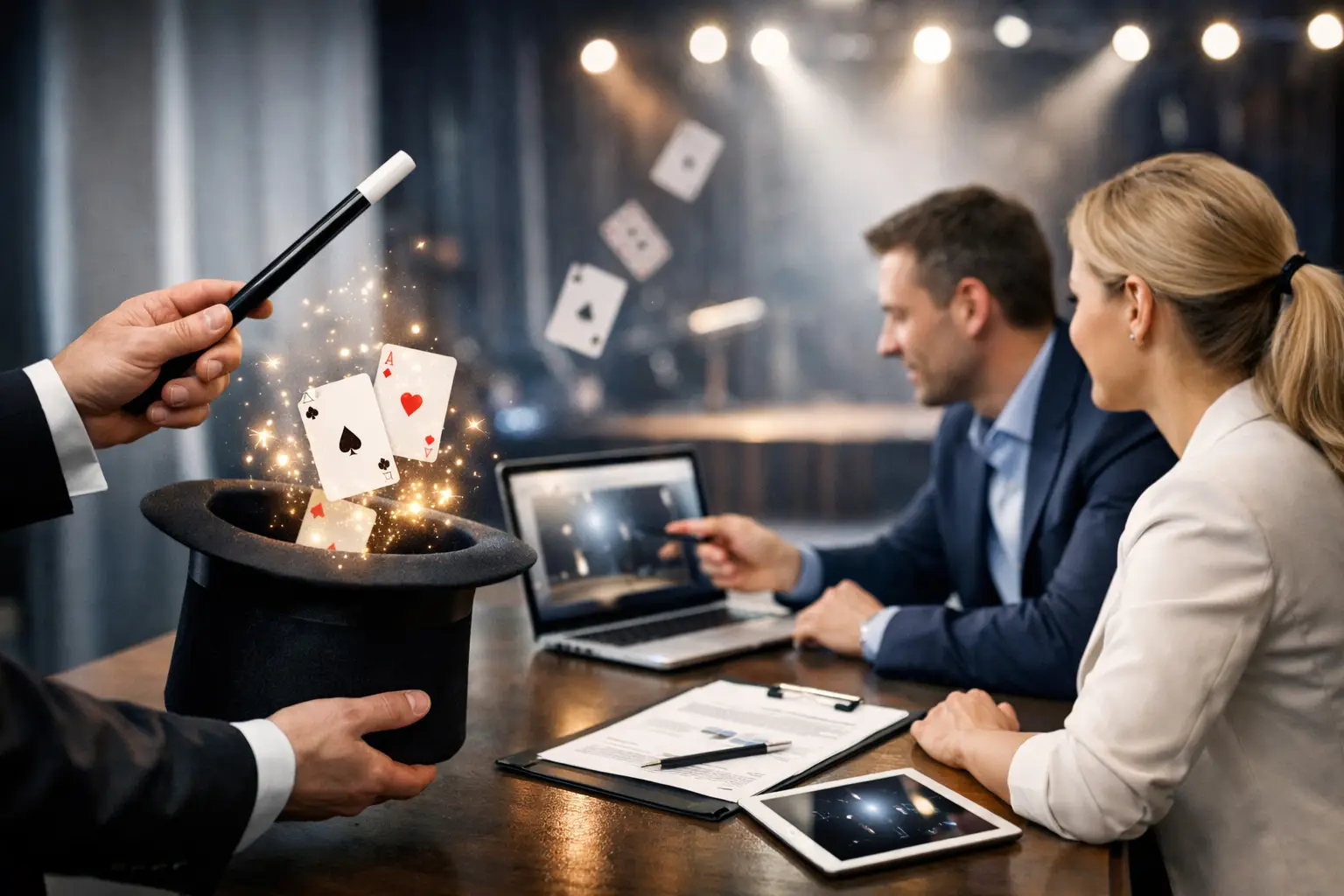 Zaubershow für Kundenveranstaltung planen