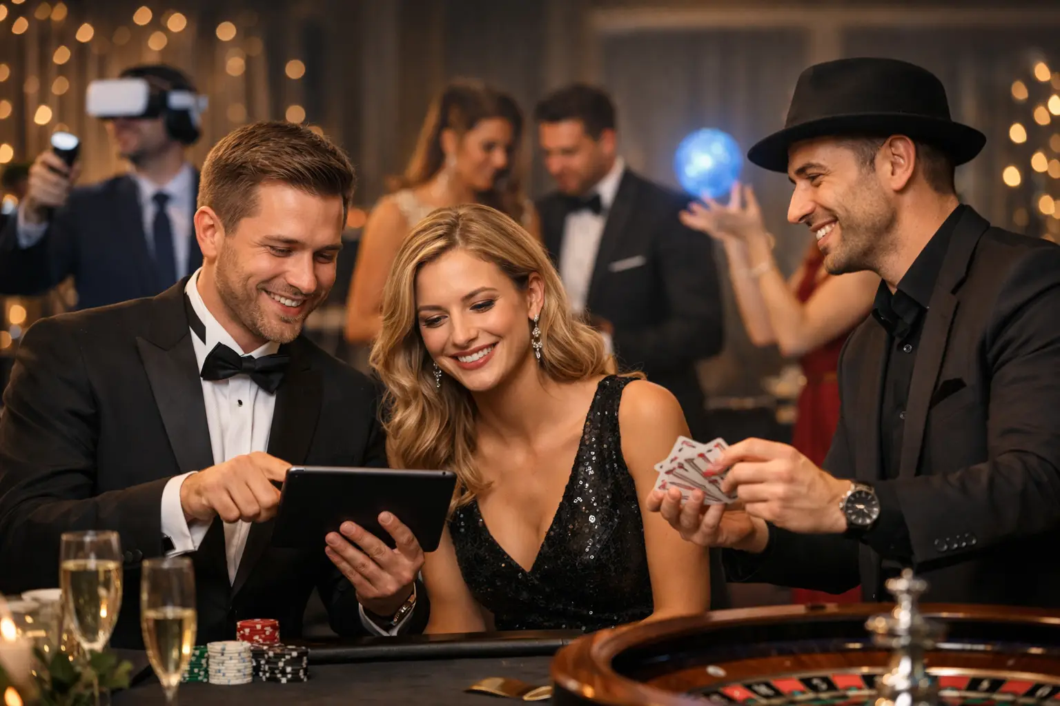 Interaktive Unterhaltung für Gala-Gäste