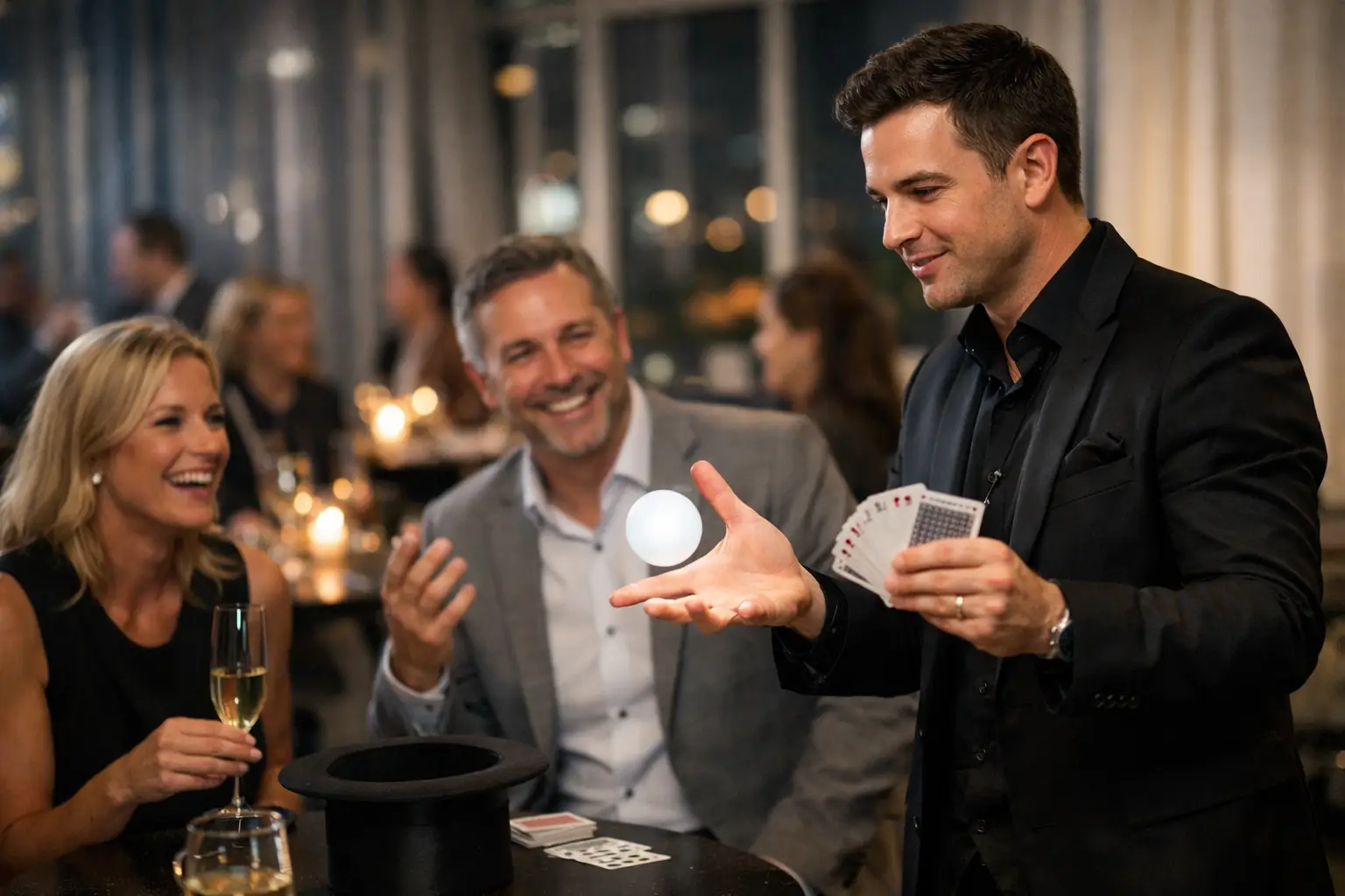 Magische Unterhaltung für Incentive Event