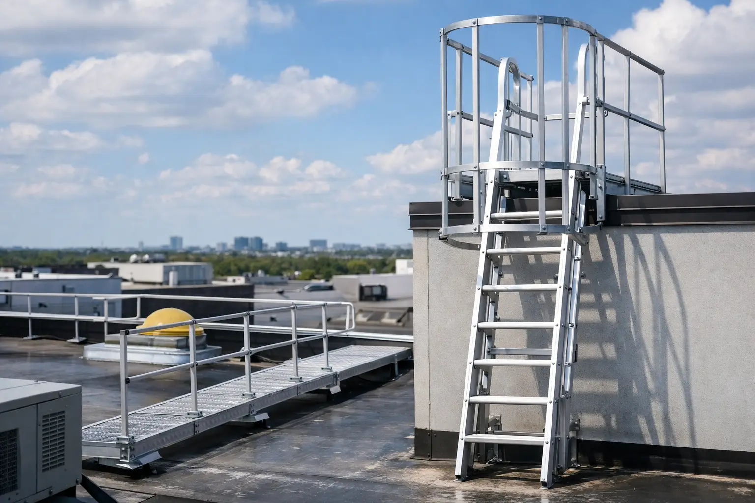 Best Roof Access Ladder Systems for Facilities