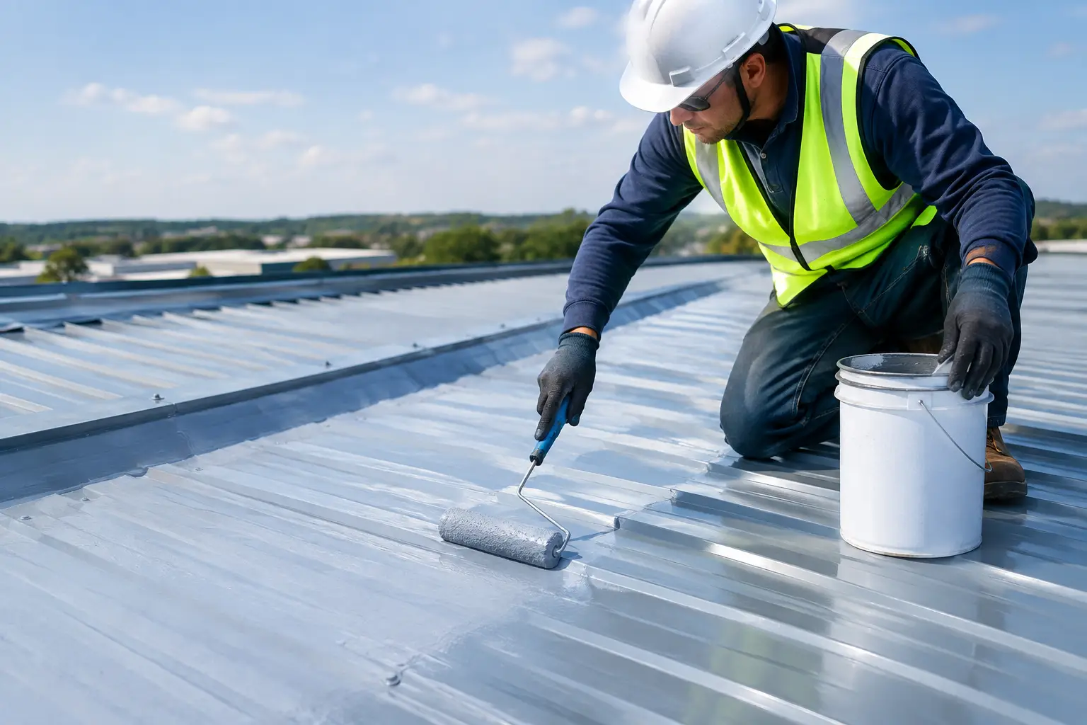 Metal roof waterproofing protects commercial facilities from leaks, corrosion, and heat damage with inspection-led repairs and durable membrane systems.