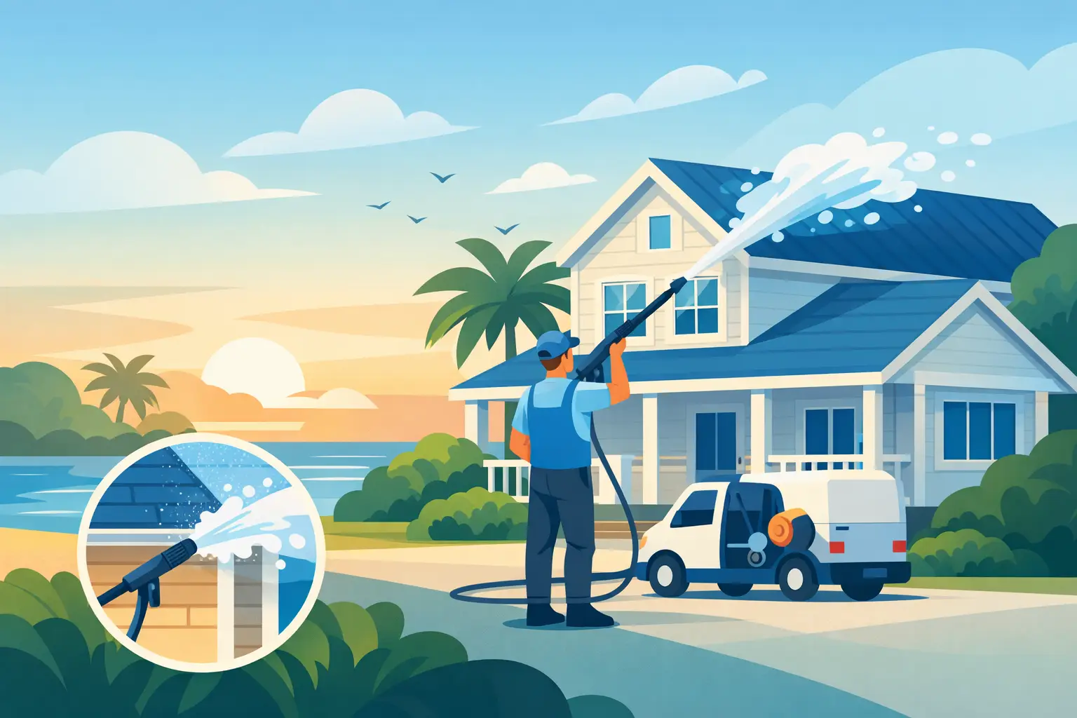 Guide to House Washing Services for Florida Homes