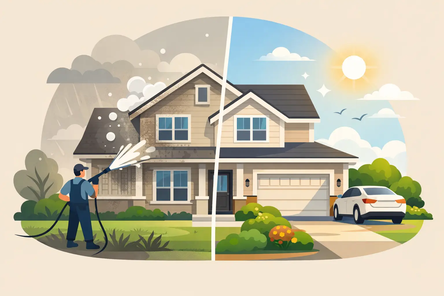 Does House Washing Increase Curb Appeal?