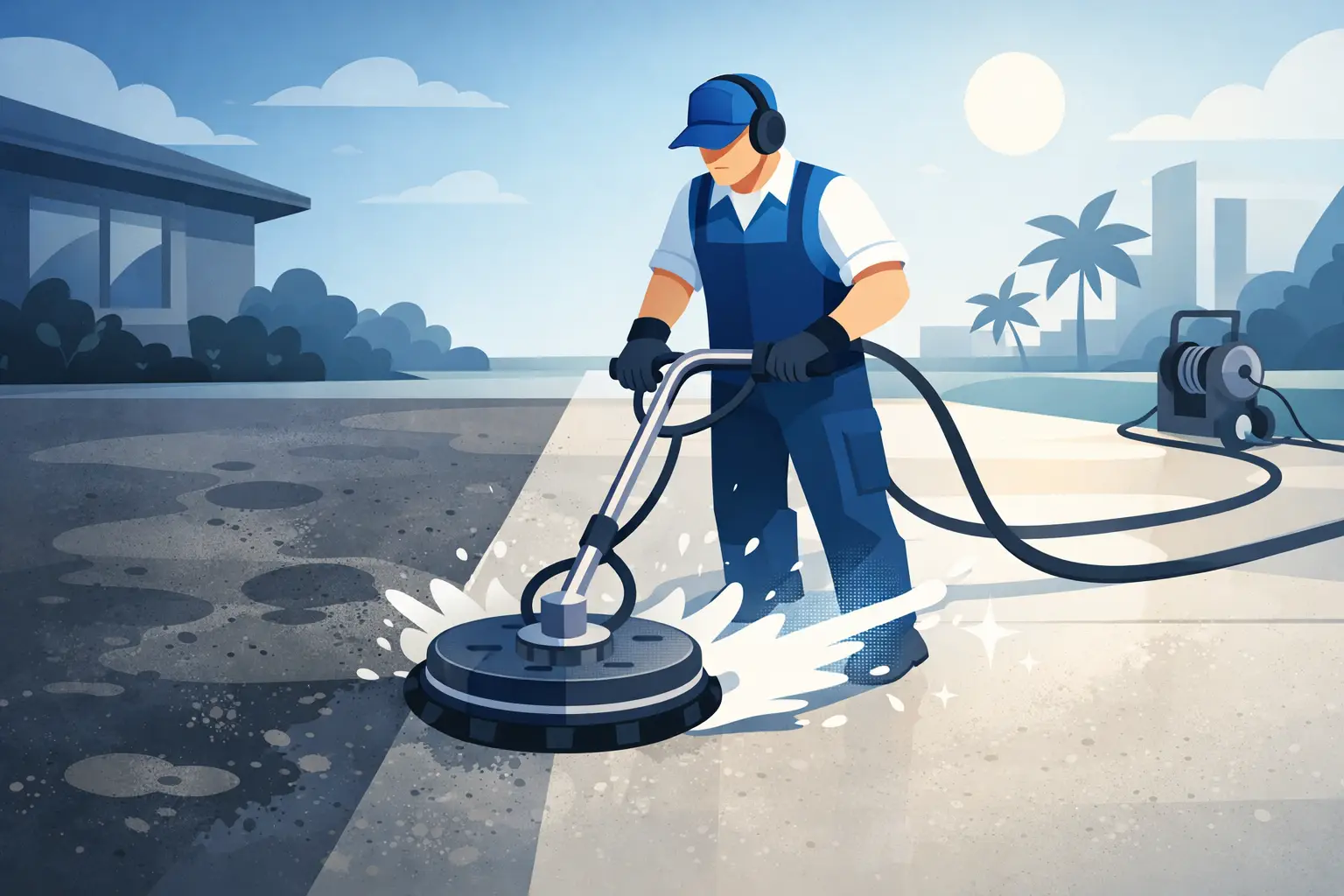 Concrete Surface Cleaning Service That Lasts