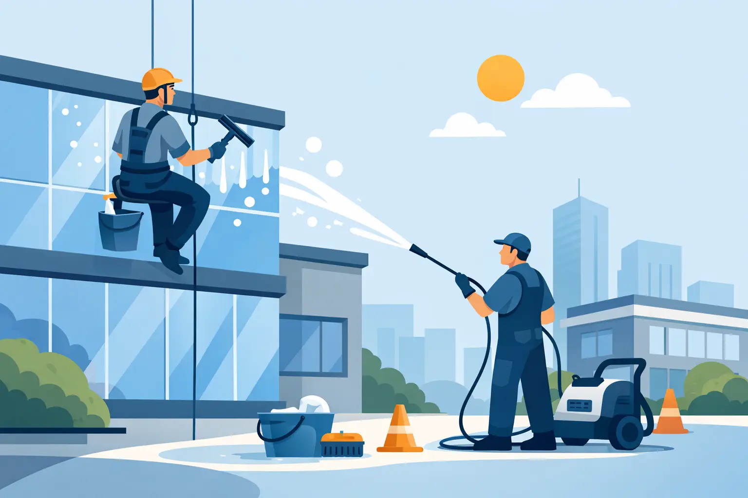 Guide to Commercial Exterior Cleaning