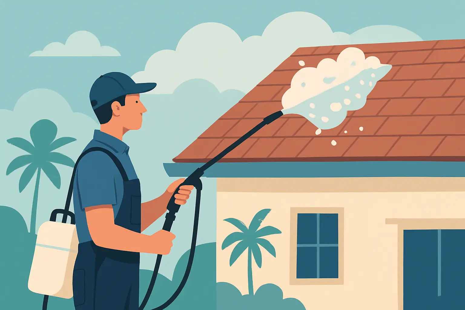 Is Soft Washing Safe for Roofs in Florida?