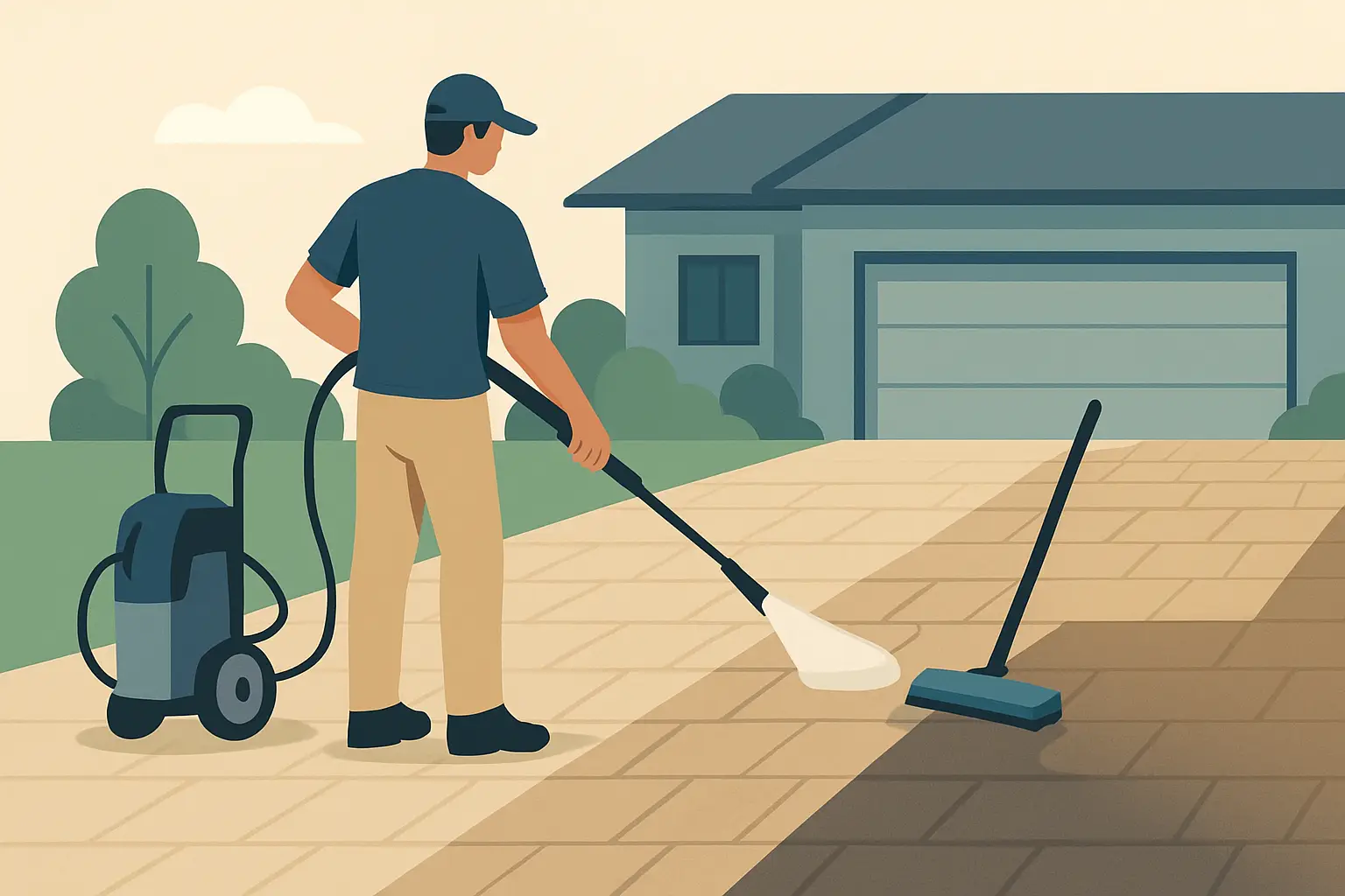 Driveway Cleaning and Sealing That Lasts