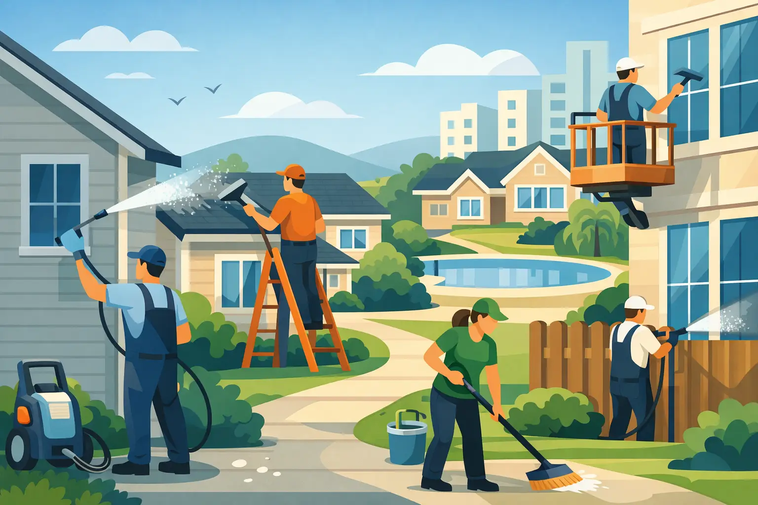 Exterior Cleaning for HOA Communities