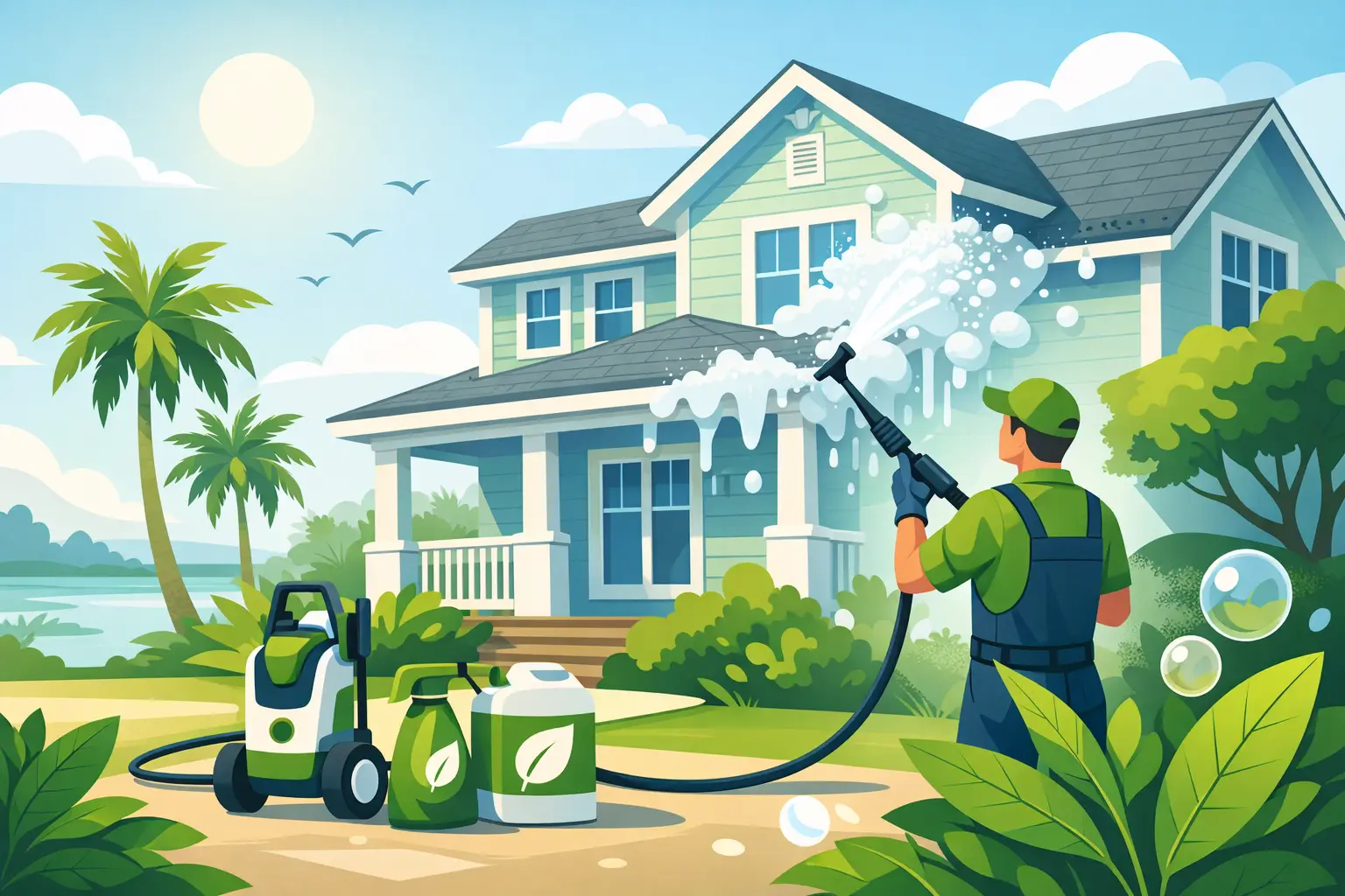 Best Eco Friendly House Wash for Florida Homes