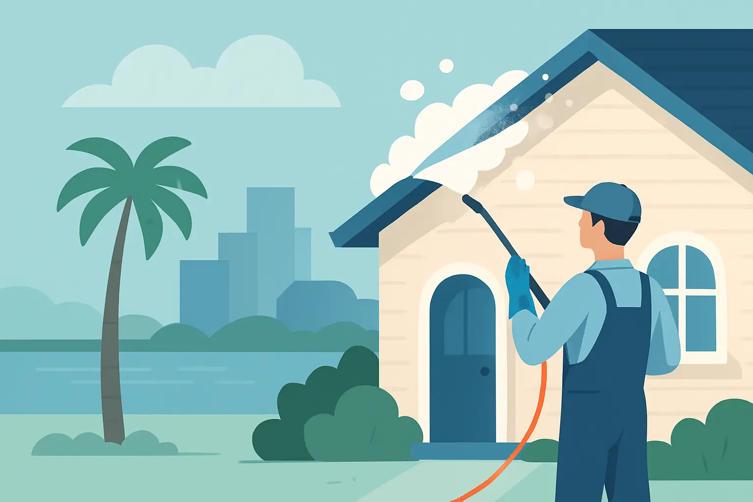 Soft Washing in Port St. Lucie: What Works