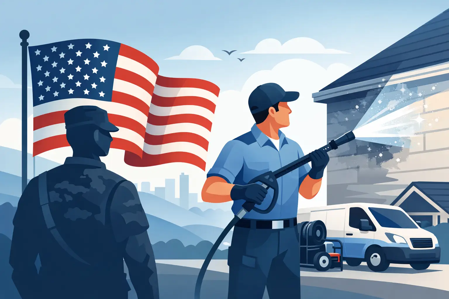 Why Choose a Veteran Owned Pressure Washing Company
