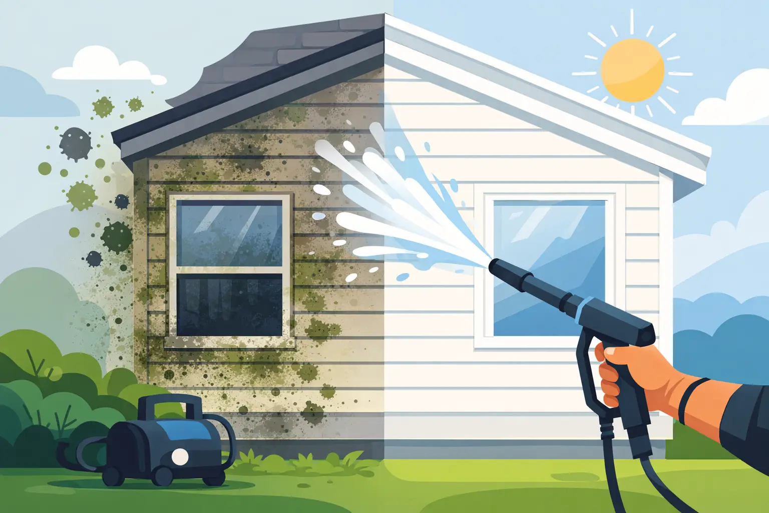 Can Power Washing Remove Mold? Yes, but Not Always