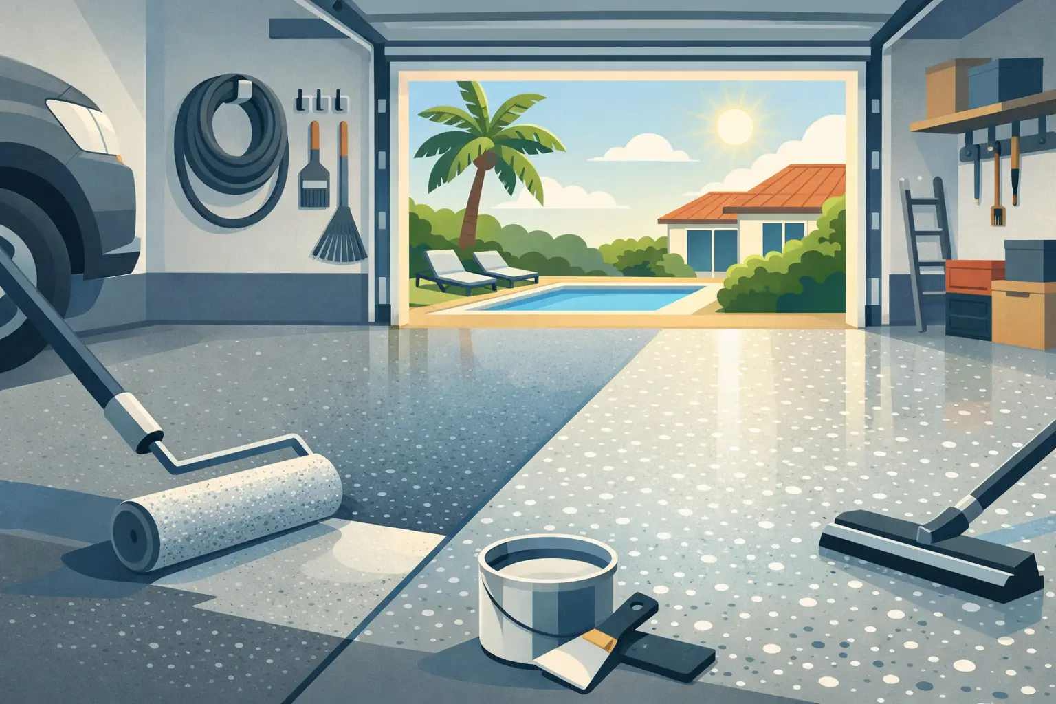 Garage Floor Coating Guide for Florida Homes