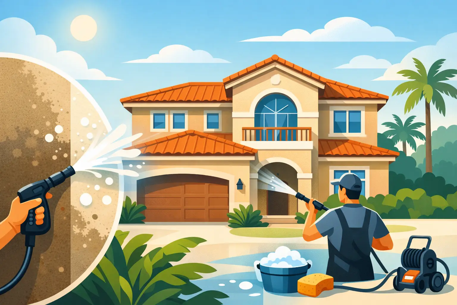 Stucco House Washing Guide for Florida Homes