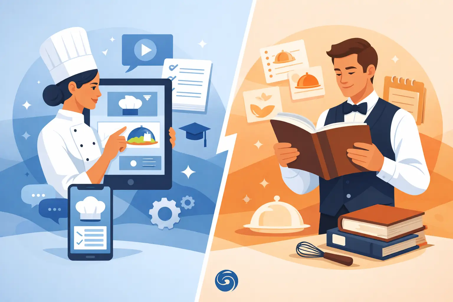 Restaurant Training App vs Manuals