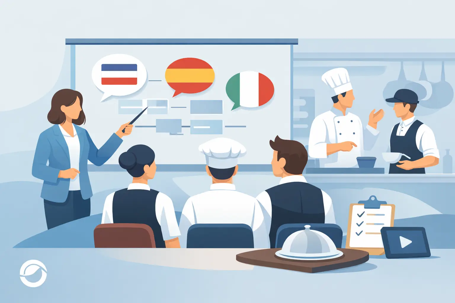 How to Train Multilingual Restaurant Teams