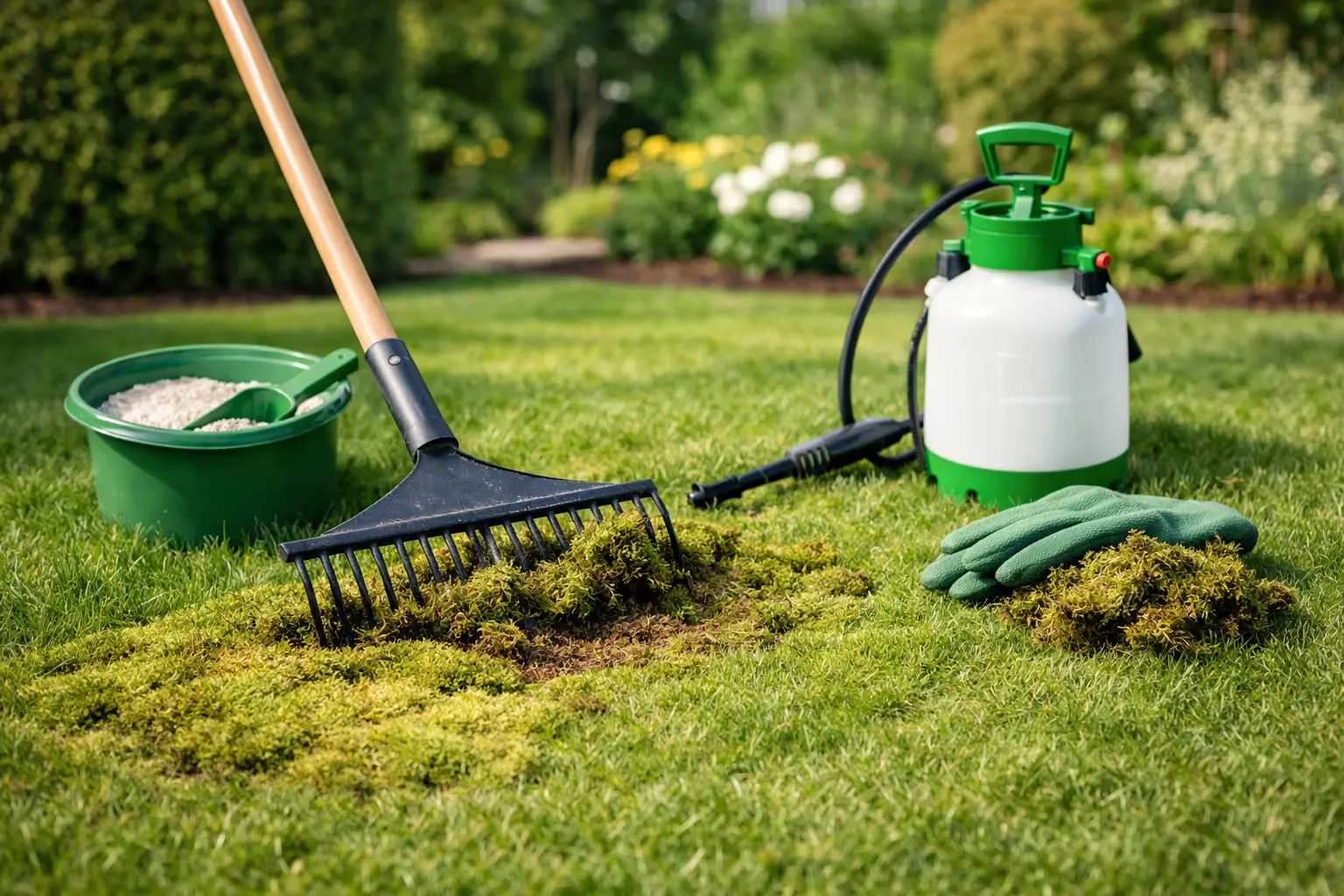 Best Lawn Moss Treatments for UK Gardens