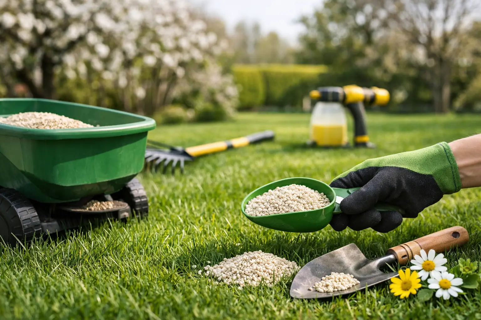 Spring Lawn Feed UK - What to Apply and When