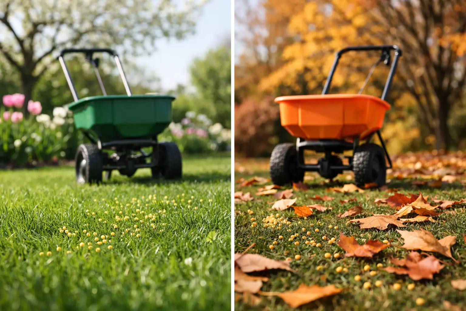 Spring Feed vs Autumn Feed for UK Lawns