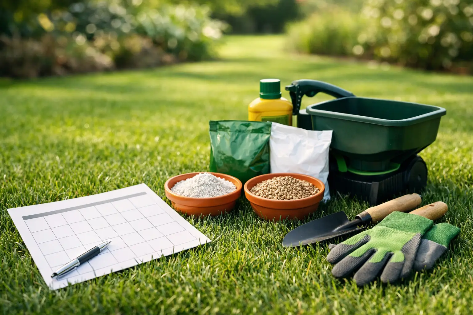 Lawn Feeding Calendar Guide for UK Lawns