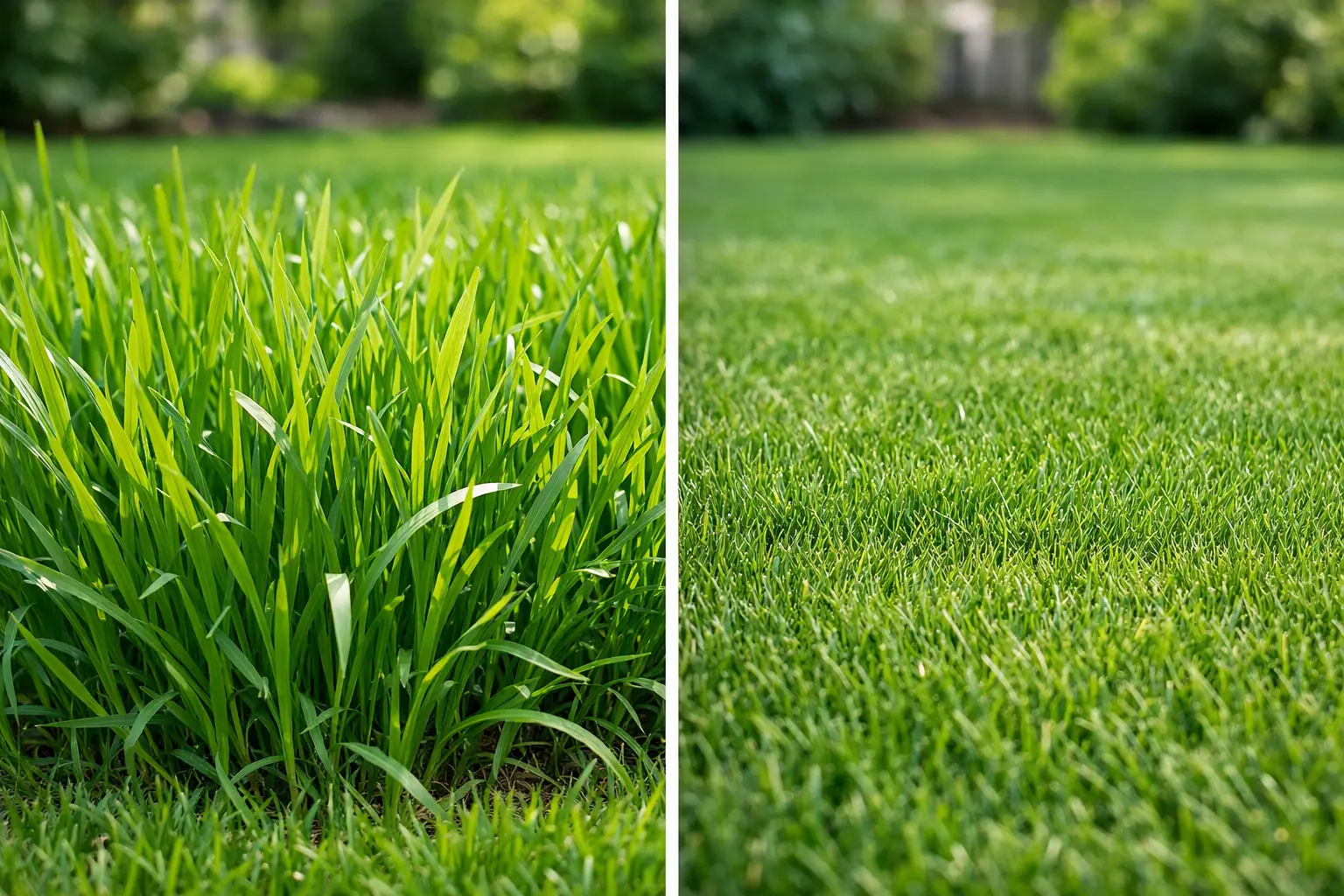 Tetraploid Ryegrass vs Fescue for Lawns