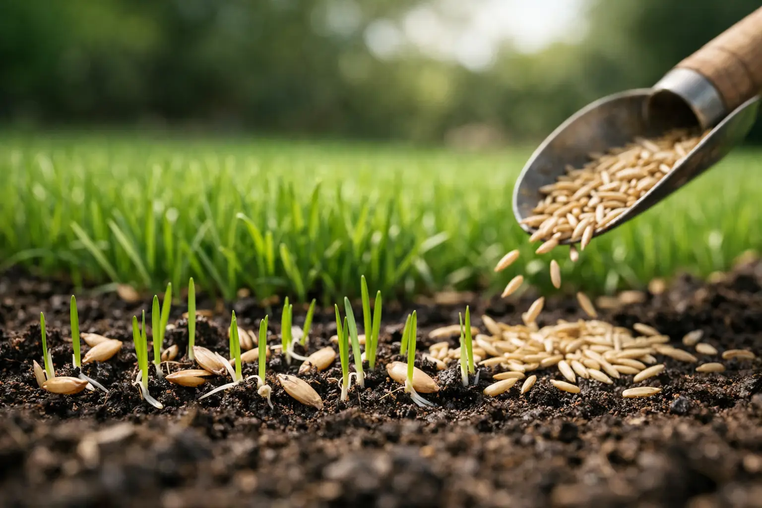 Grass Seed Germination Time for UK Lawns
