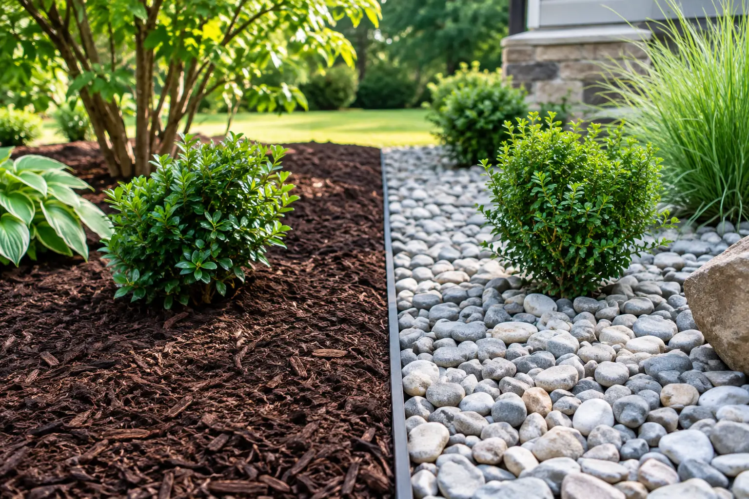 Mulch vs Stone Landscaping: What Fits Your Yard?
