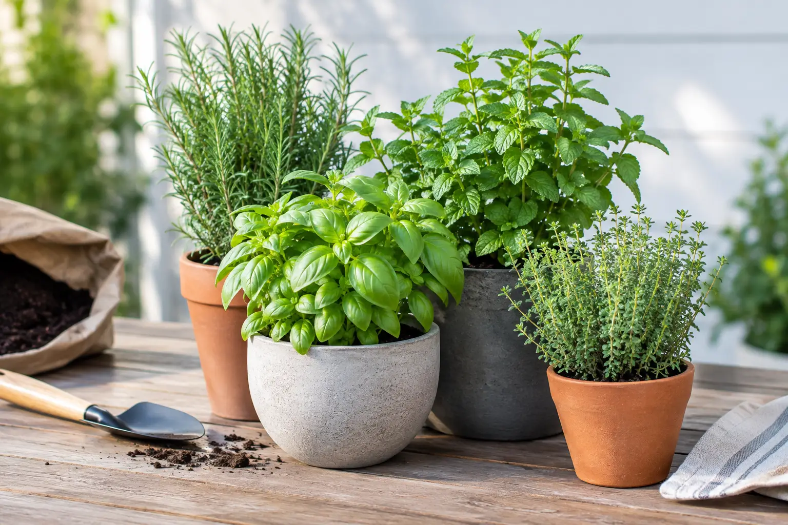 How to Plant Herb Containers That Thrive