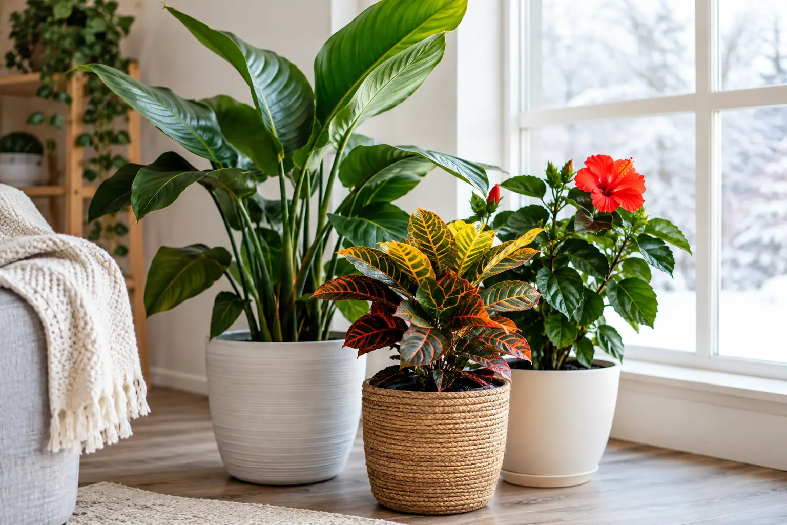 How to Overwinter Potted Tropicals Indoors