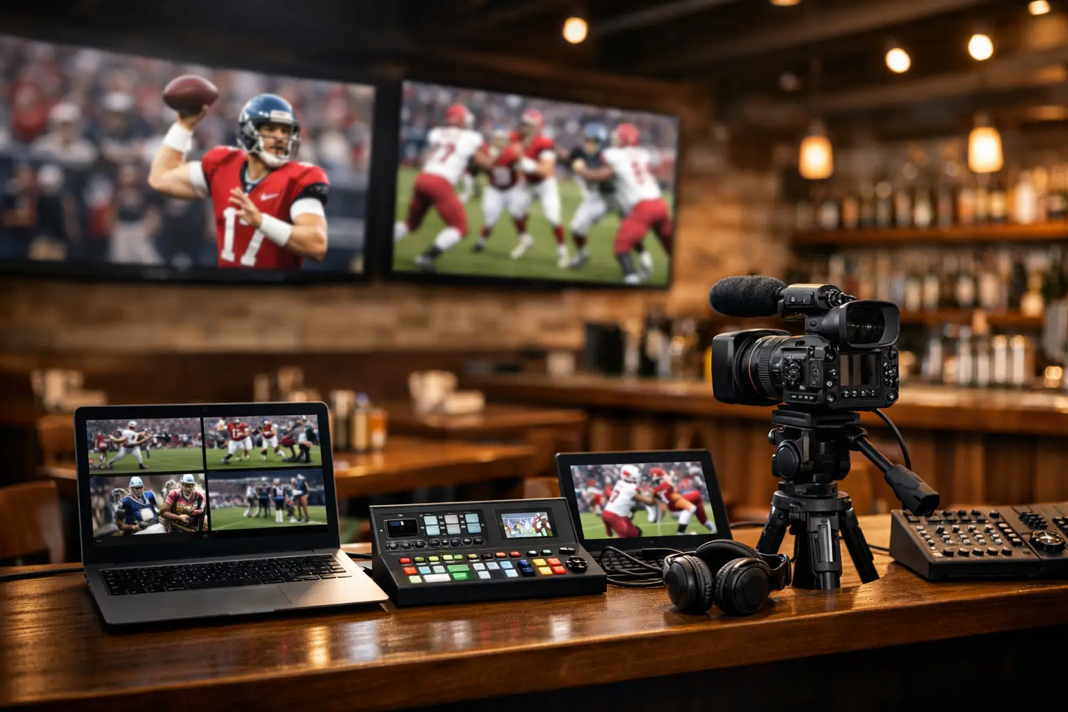 Restaurant Game Day Streaming Setup Done Right