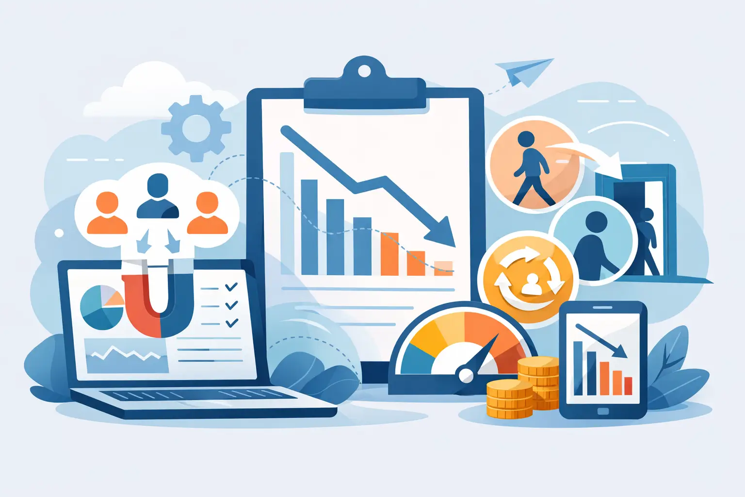 8 Best Customer Churn Metrics for SaaS