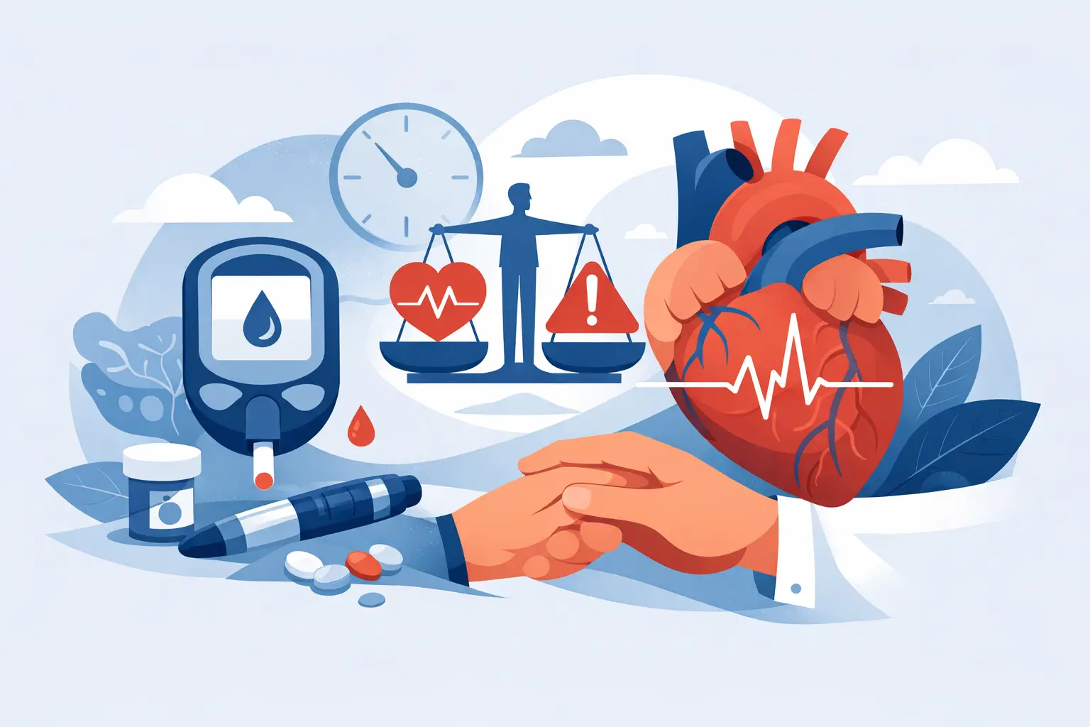 Riesgo cardiovascular en diabetes: cuándo actuar