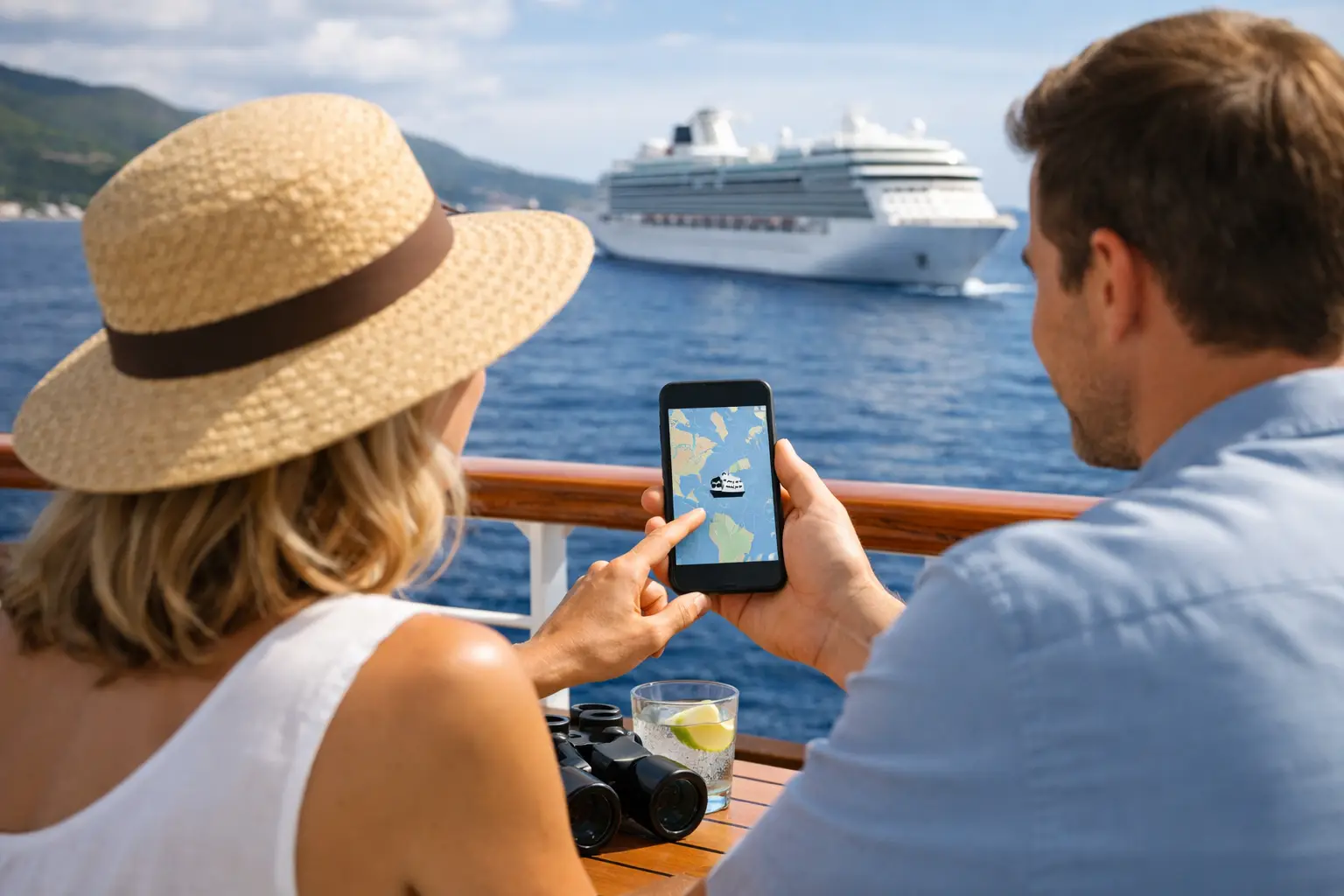 Real Time Ship Location for Cruise Travelers