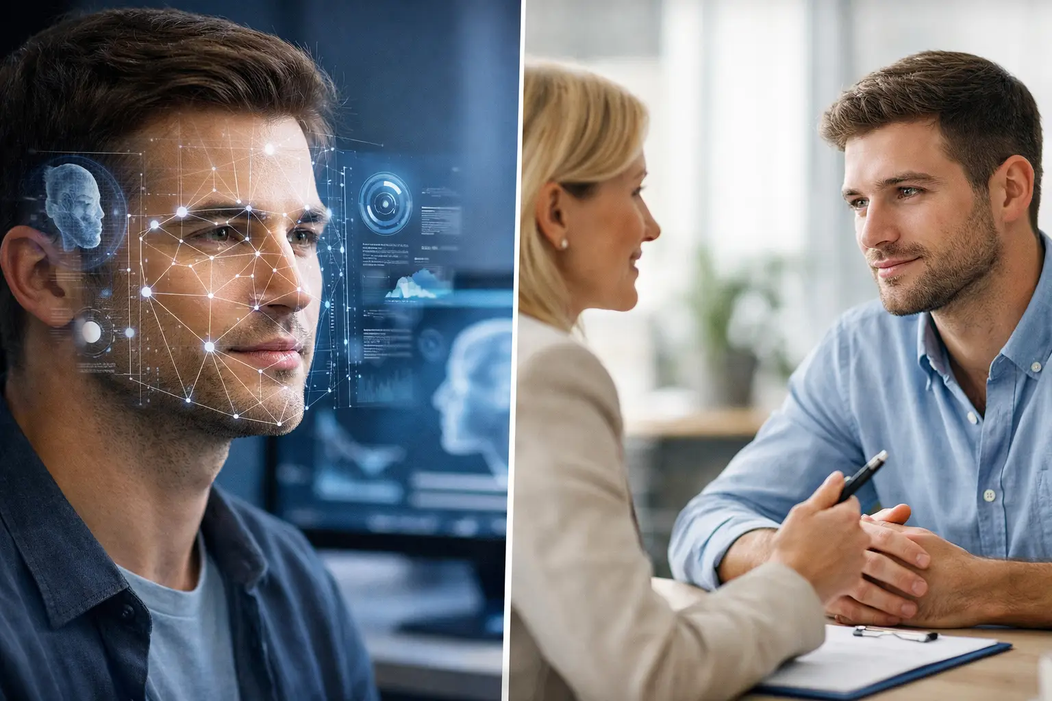 AI Face Scan vs Professional Coach Assessment