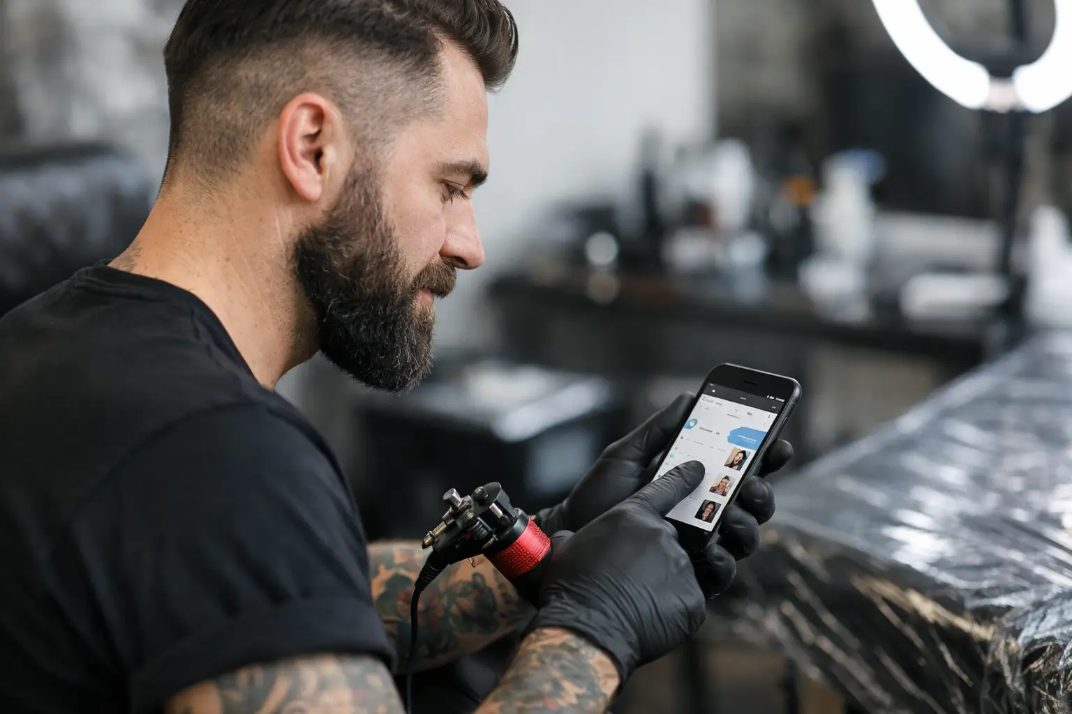 Mobile Tattoo Booking App Review for Artists