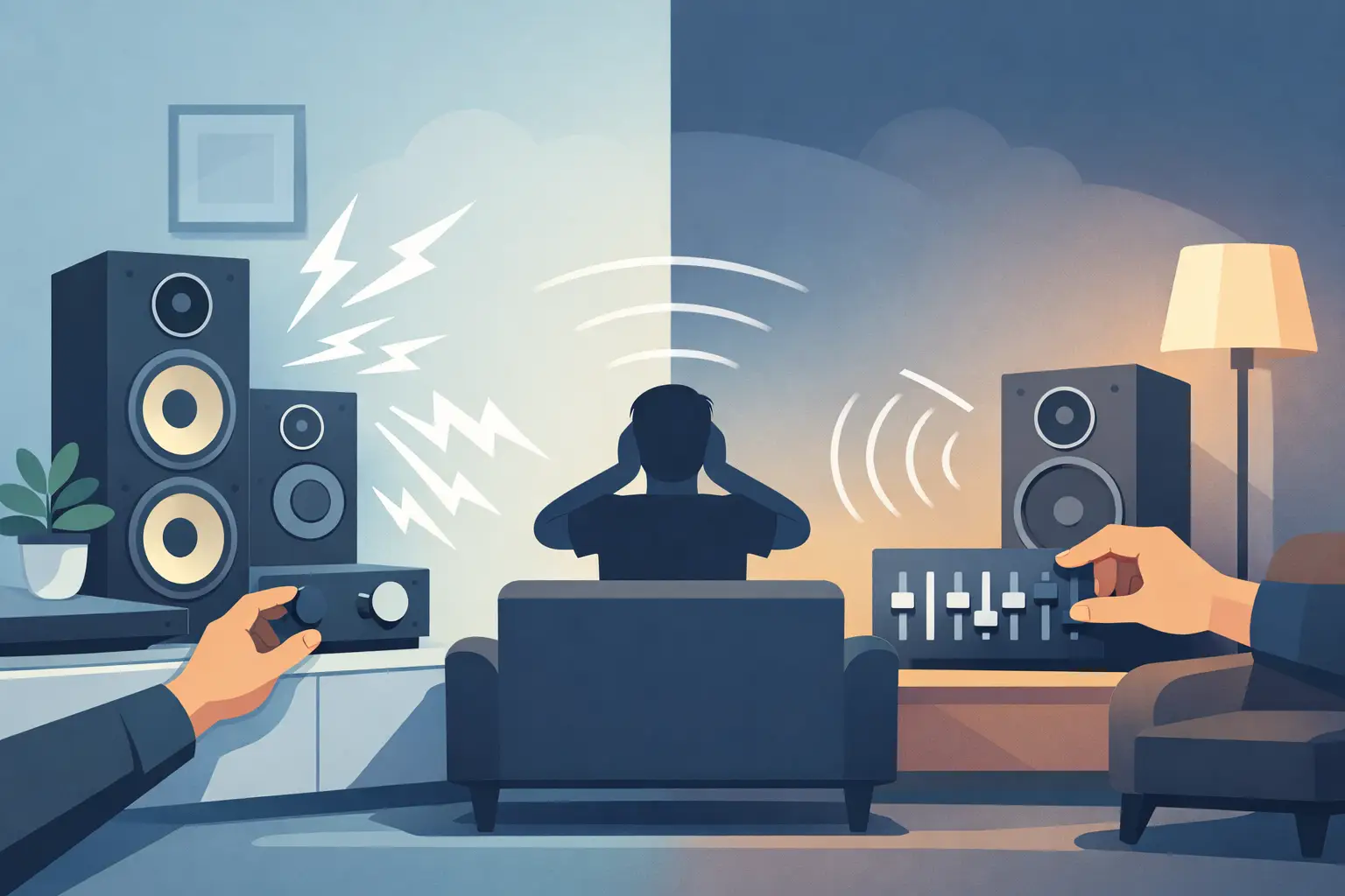 How to Reduce Bright Speaker Sound at Home