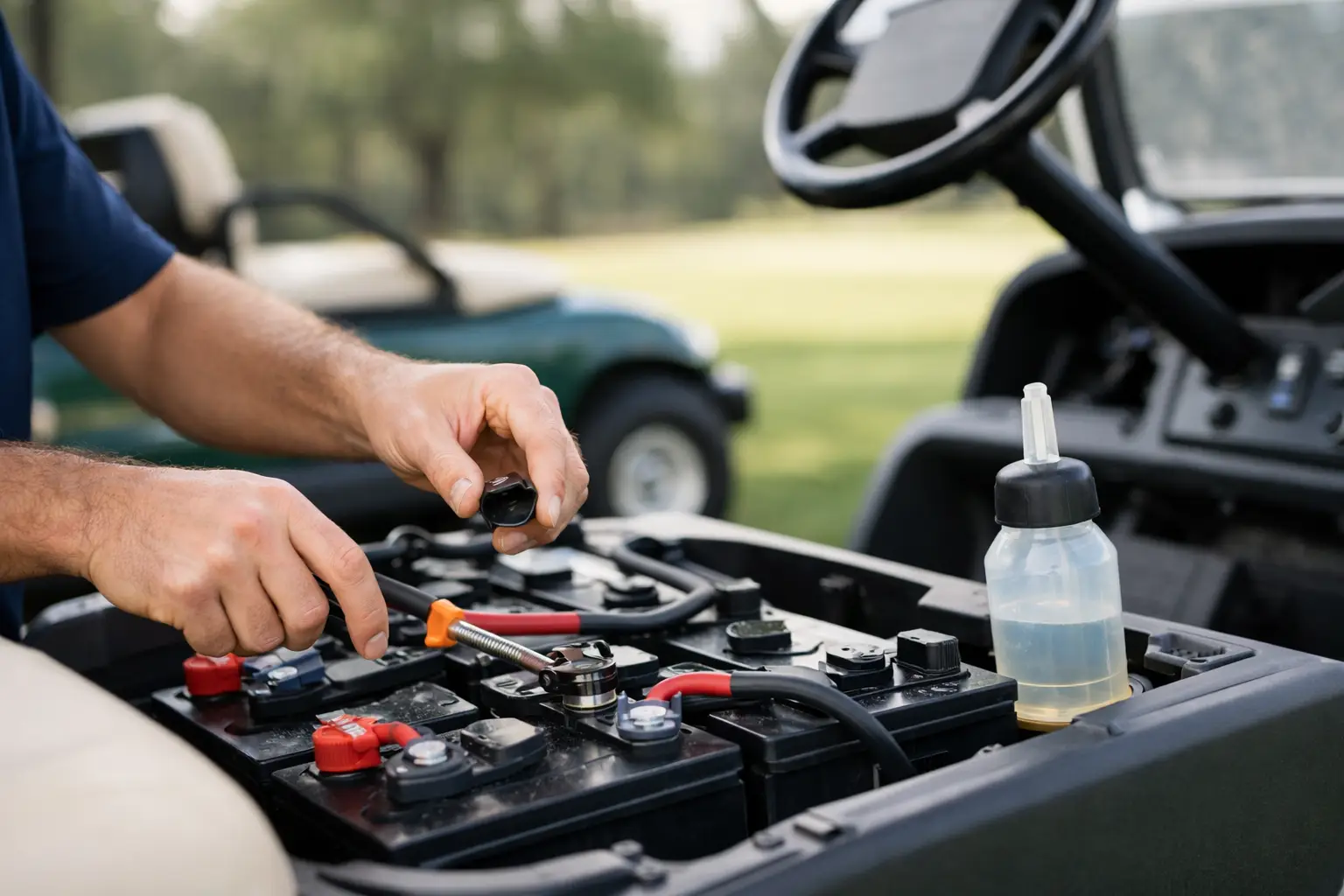 How to Care for Golf Cart Batteries