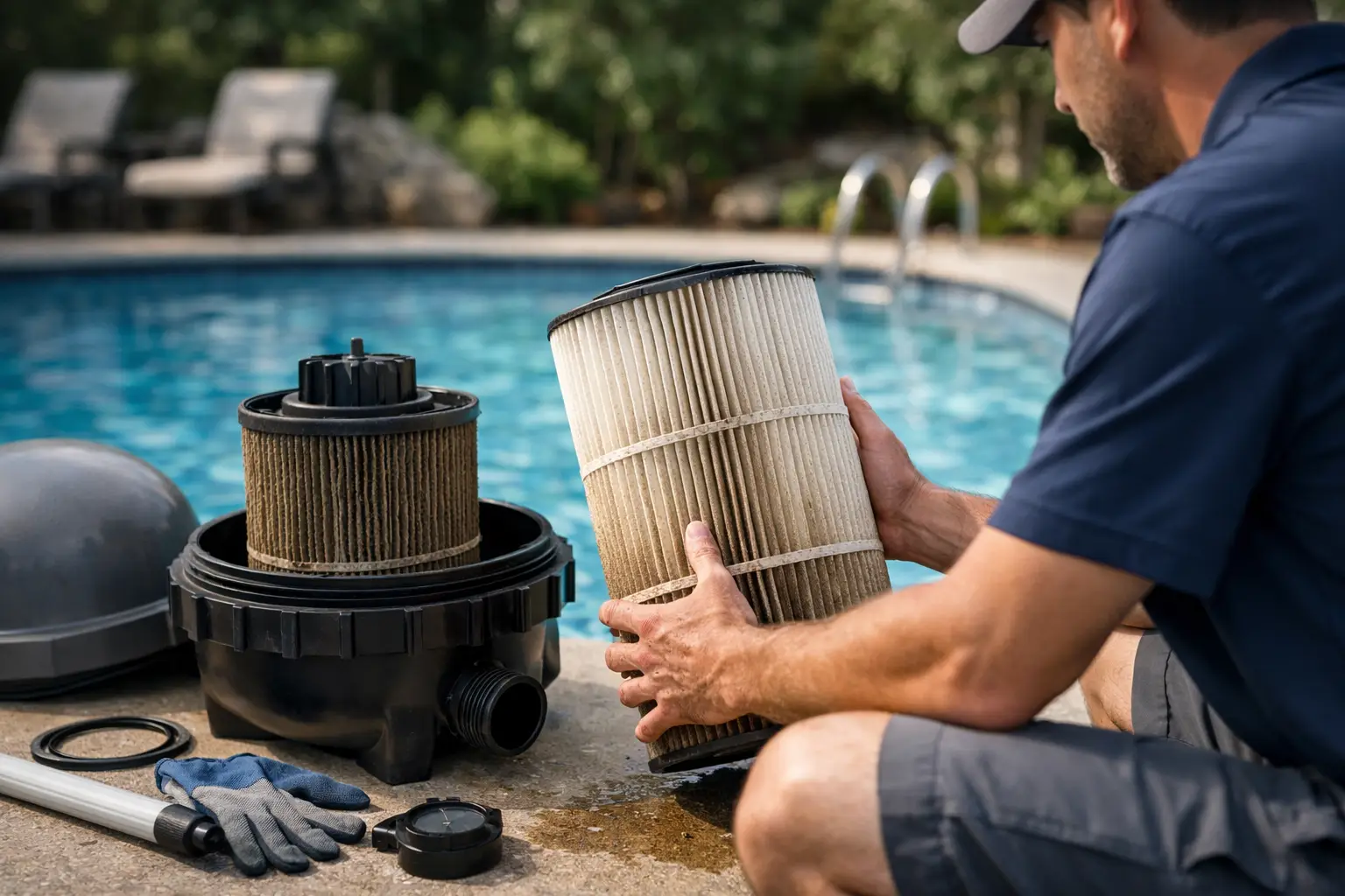 When to Book a Pool Filter Cleaning Service