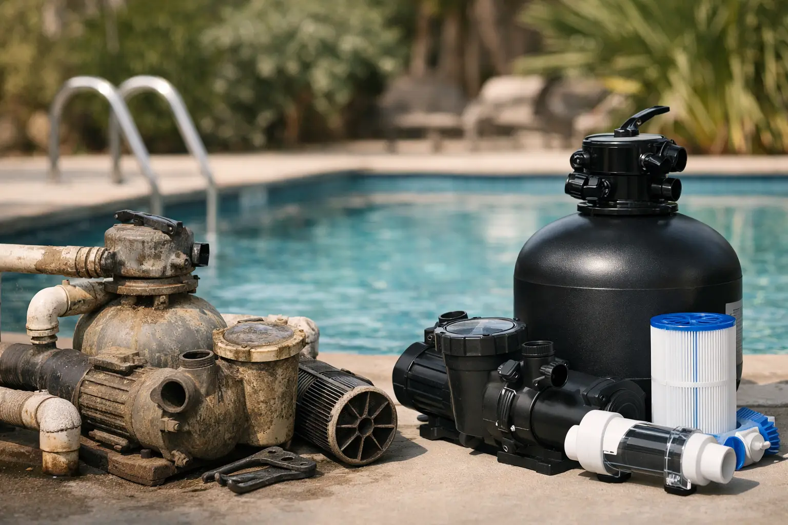 Pool Equipment Restoration or Replacement?