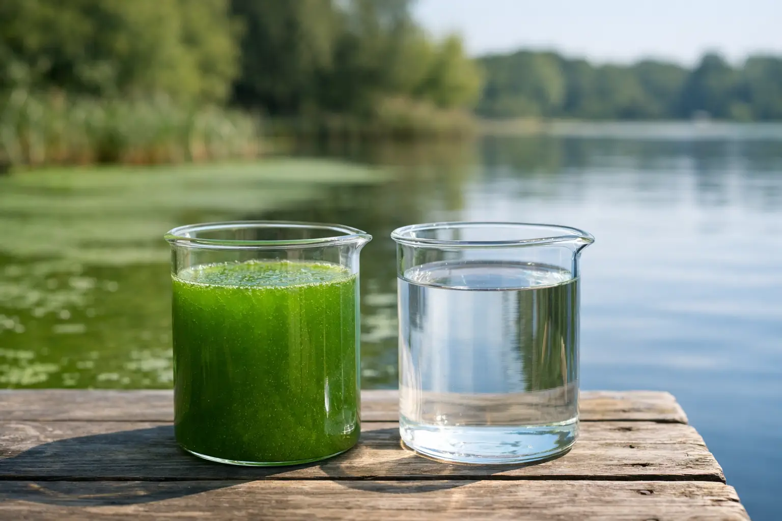 Algae Recovery Example: From Green to Clear