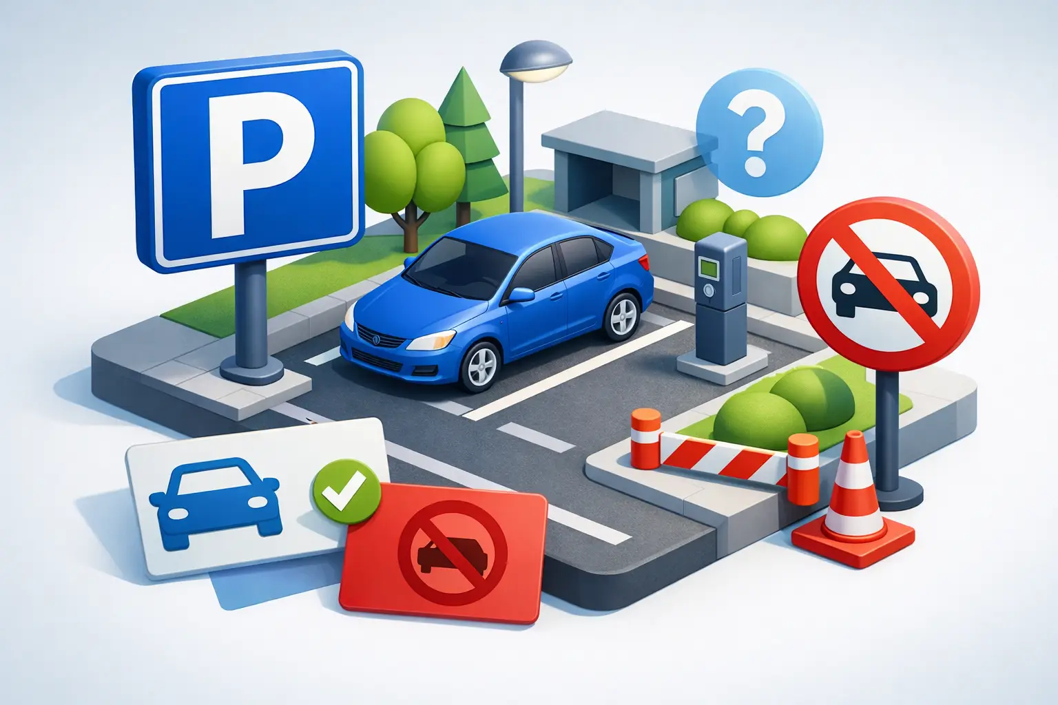 Vad betyder parkeringsskylt? Enkel förklaring