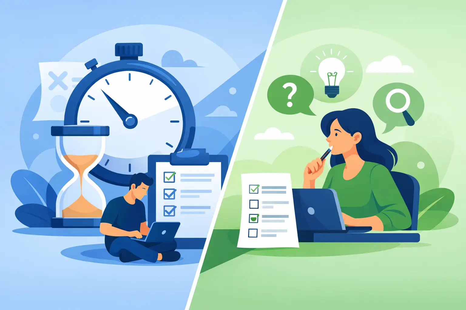Timed Simulations Versus Untimed Quizzes