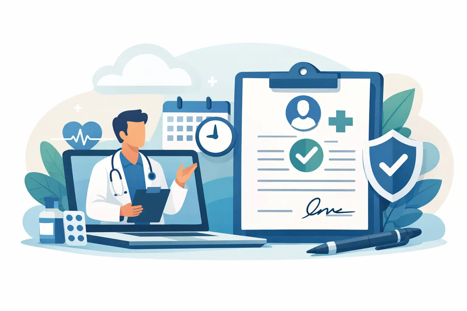 Atestado médico online válido: o que conta