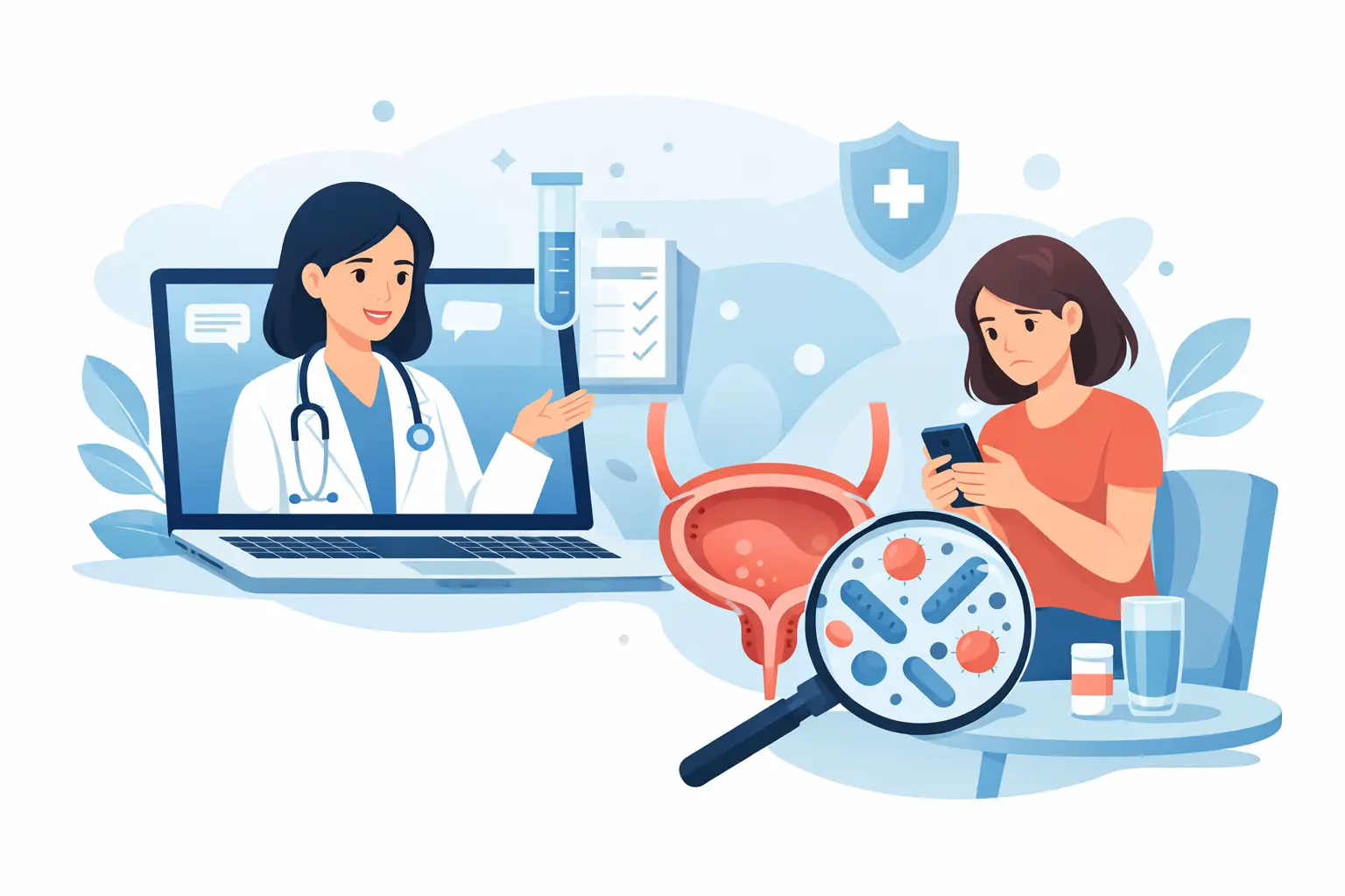Consulta online para infecção urinária vale a pena?